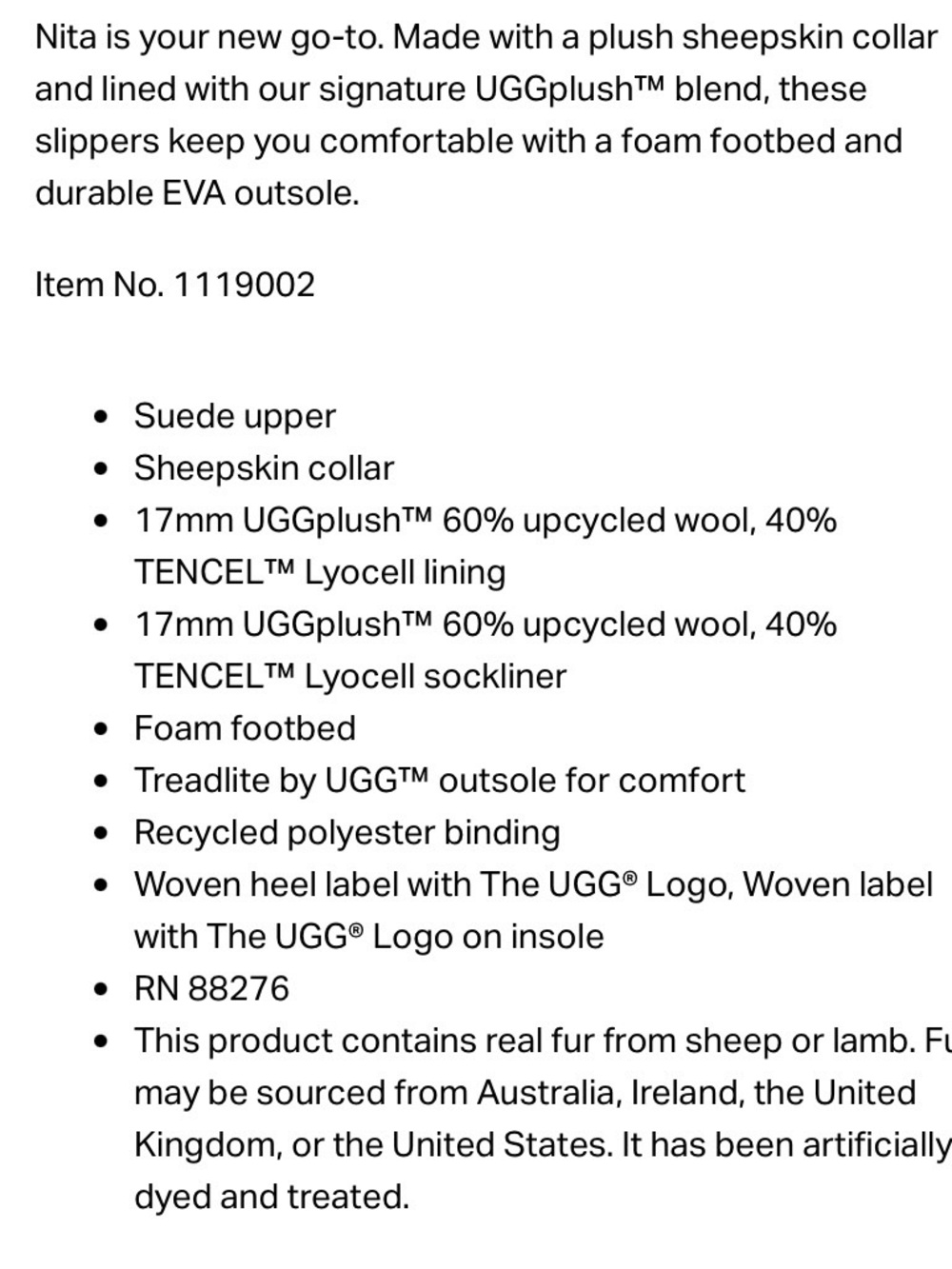 UGG Nita Genuine Shearling Slipper -New, no box - Picture 12 of 12